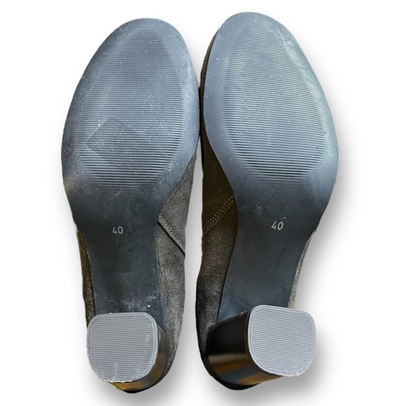 Gem’s Chelsea High Heel Boots Women’s Chocolate Brown Suede Size 40 US 9.5 - Picture 7 of 10